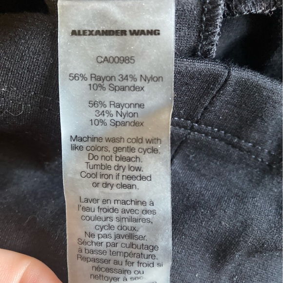 T by Alexander Wang Cut Out Cropped Long sleeve - Picture 7 of 7